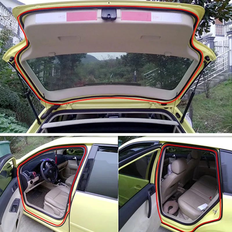 

5M B-Shape Type Moulding Trim Rubber Strip Car Door Edge Seal Weather-Strip