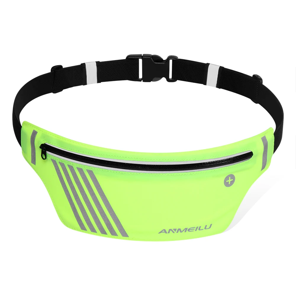 Outdoor Running Bags Women Men Ultralight Running Belt Reflective Hip