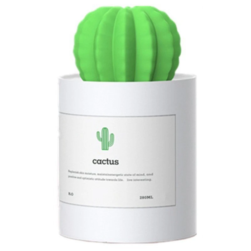 

Mini Portable Cool Mist Humidifier with Timed auto shutdown for Office Home,280ml White + green