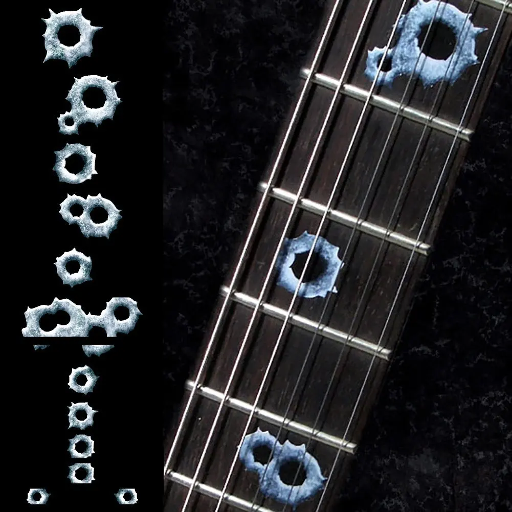 

Маркеры Fretboard с инкрустацией, наклейки для гитары и басов с отверстиями