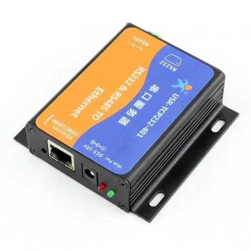 

USR-TCP232-401 RS232 RS485 Serial To Ethernet TCP/IP Converter DHCP/Modbus/WEB