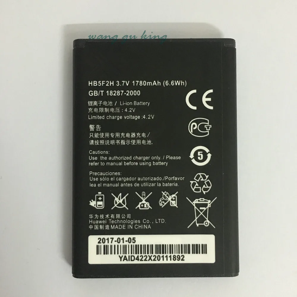Новая высококачественная батарея HB5F2H 3 7 V 1780mAh Для Huawei 4G Lte WIFI роутер E5375 EC5377 для