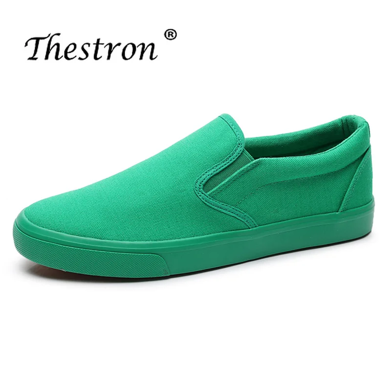 2018 New Canvas Drive Shoes Men Yellow White Vulcanized Lazy Canvas Shoes Mens Designer Sneakers Rubber Flats Shoes Fashion Male