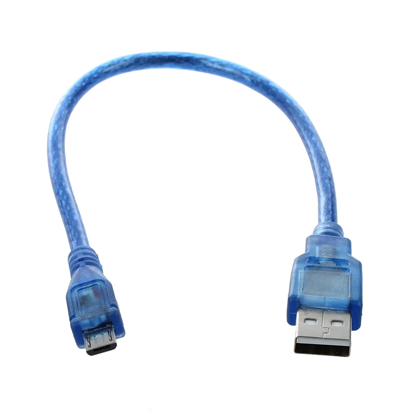 

Blue 12.2 Cable High Speed USB A Male to Micro B 5-Pin Male Extension Cable Cord