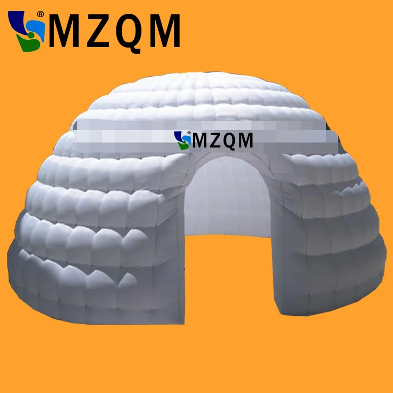 

MZQM L5XW5XH3 m Advertising Color Changing LED Lighting Inflatable Dome Tent Igloo Tent with shell shape toy tent
