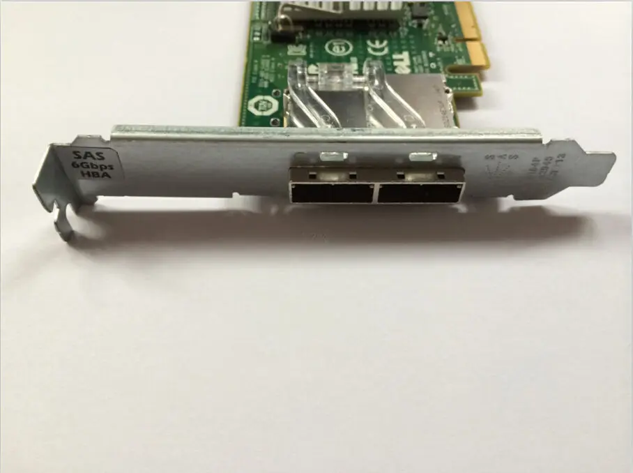 Dell H200E 6 ГБ/сек. SAS PCIe HBA 2 Port Ext SFF 8088 12DNW LSISAS2008 = LSI 9200 8E|ext|hba |