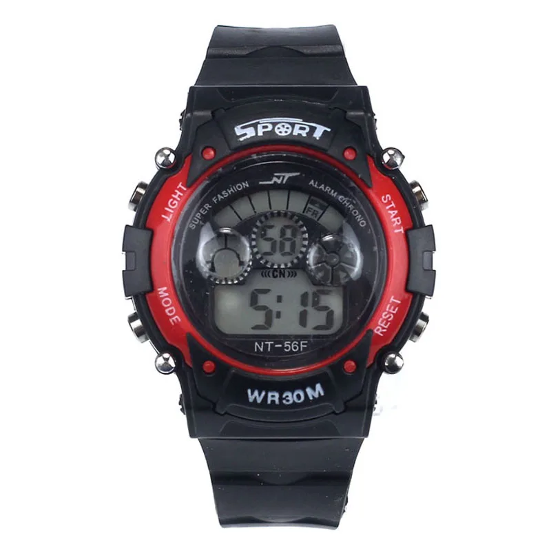 Роскошные брендовые детские спортивные часы светодиодный цифровые кварцевые военные часы для мальчиков и девочек многофункциональные