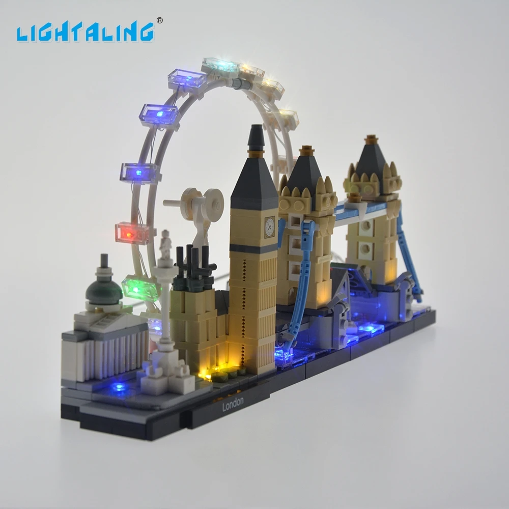 Kit Luci Led Lightaling Per Architettura 21034 London Skyline Compatibile Con 10678, (Non Includere Il Modello)