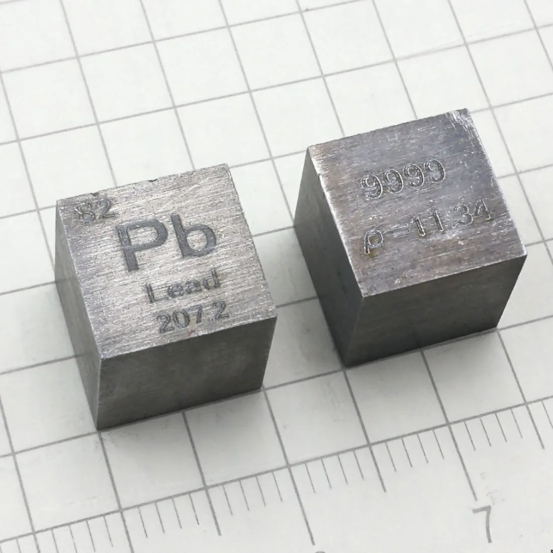  10mm Pure Density Pb≥99.9% Wiredrawing Plumbum Cube Periodic Table Of Elements Cube Hand Made Scien