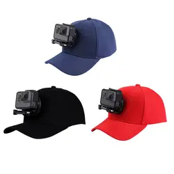 Для GoPro Аксессуар Регулируемая Холст шляпа от солнца Кепки для Hero 5 4 3 SJCAM SJ7 SJ6 M20 Экен H9 H9R h8 Pro Yi 4 К Спорт действий Камера