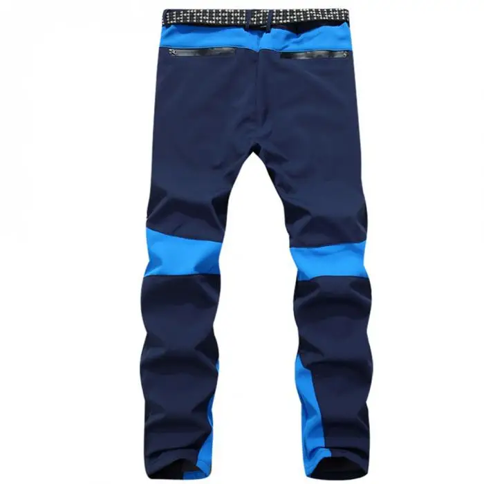 2019 Модные осенние зимние мужские брюки теплые утолщенные ветрозащитные непромокаемые повседневные треккинговые брюки мужские M-3XL Pantalon Homme