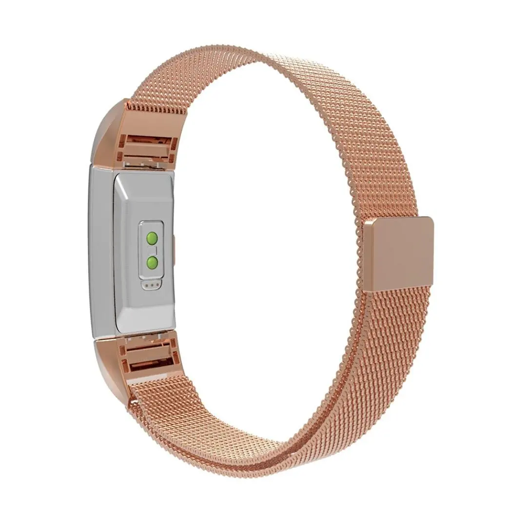 Сменный ремешок SENBONO Milanese из нержавеющей стали для смарт браслета Fitbit Charge