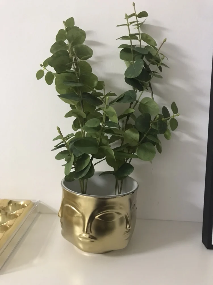 Keramik Vas Dekorasi Beragam Wajah Seri Kecil Vas Bunga Lembut Dekorasi Rumah Desktop Penyimpanan Botol