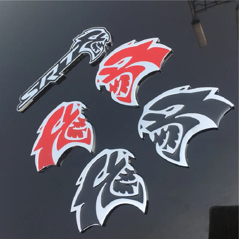 

LARATH High Performance Car Sticker 3D Stereo Metal Plating Car Stickers Personality Hell Cat Logo Auto motorcycle sticker