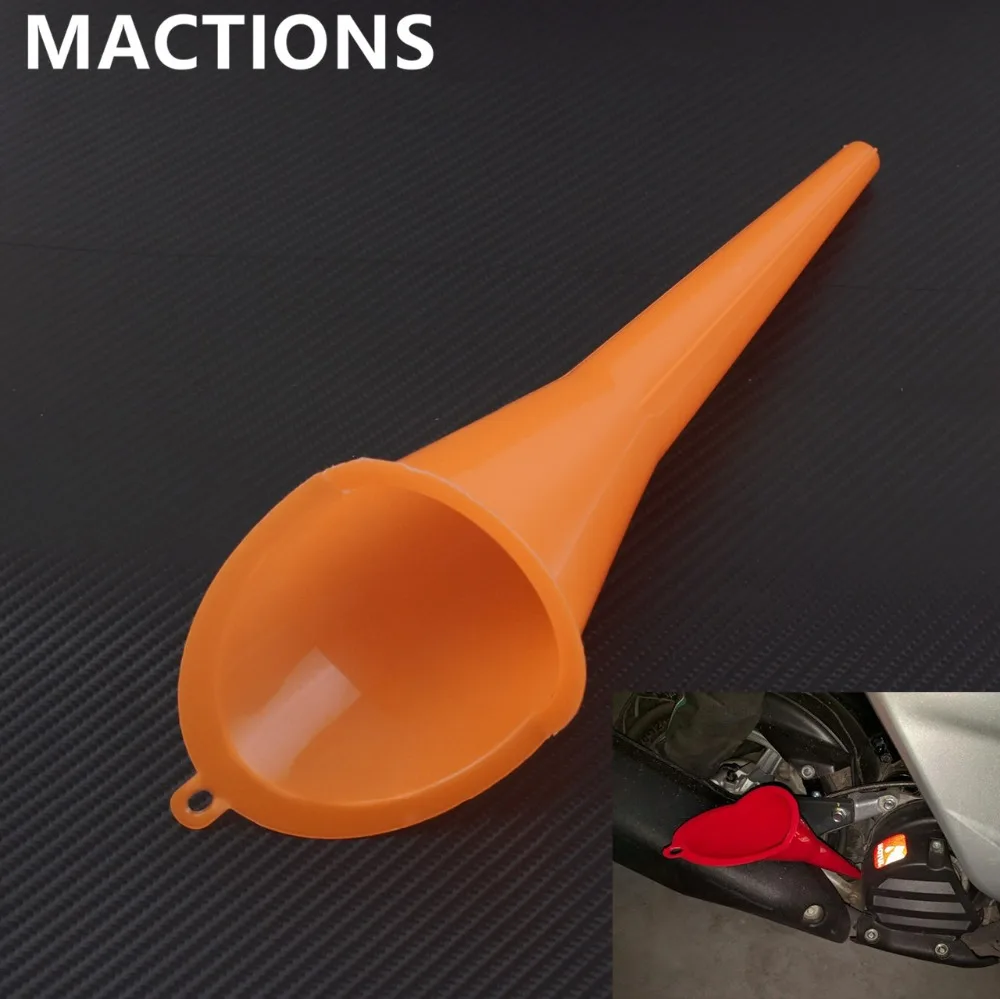 1pcs Plastic Change Drip Filler Oil Funnel 9" Neck For Harley Touring