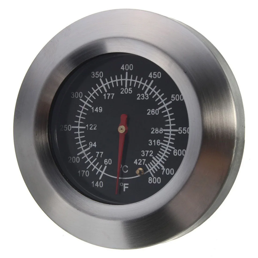 BBQ Smoker Grill Stainless Steel Thermometer Temperature Gauge 60 427