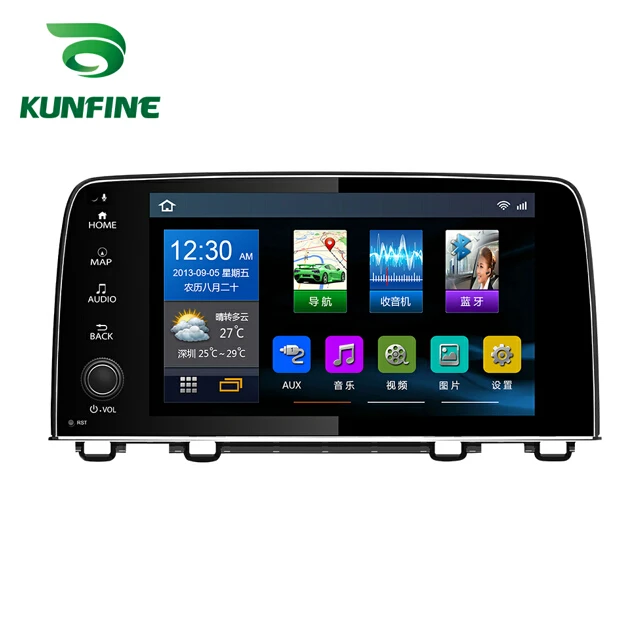 4 ядра 1024*600 Android 6,0 Автомобильный DVD gps навигации игрока Deckless стерео для Honda CRV 2017 Радио головного устройства WI-FI