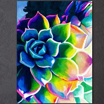 

DIY diamond painting Succulents plants full diamond embroidery square rhinestones Needleworks bead cross stitch JS4266