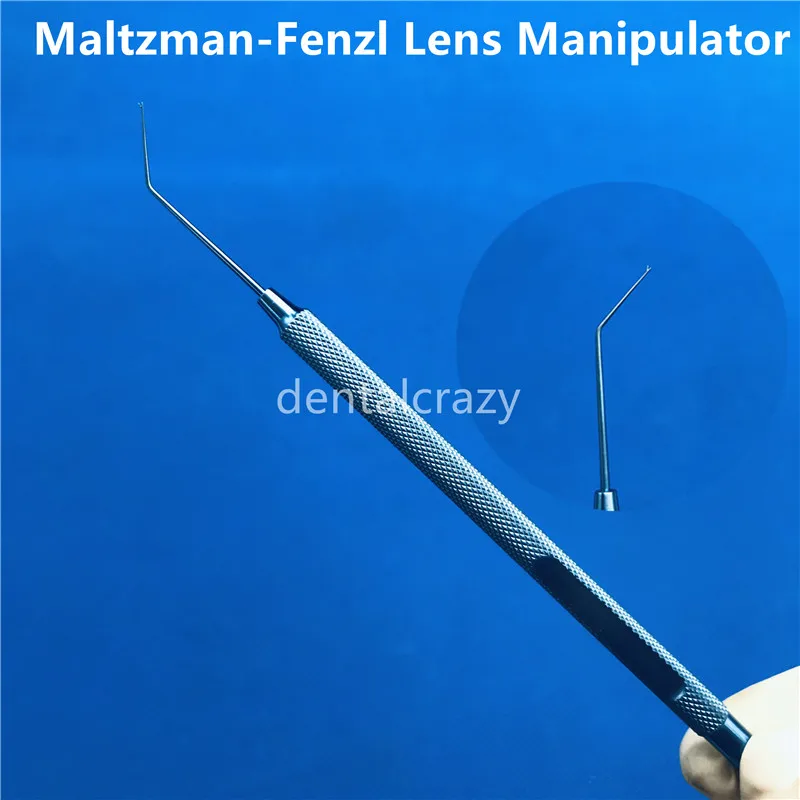 

1pcs High Quality Titanium V-shaped tip Maltzman-Fenzl Lens Manipulator ophthalmic surgical instruments