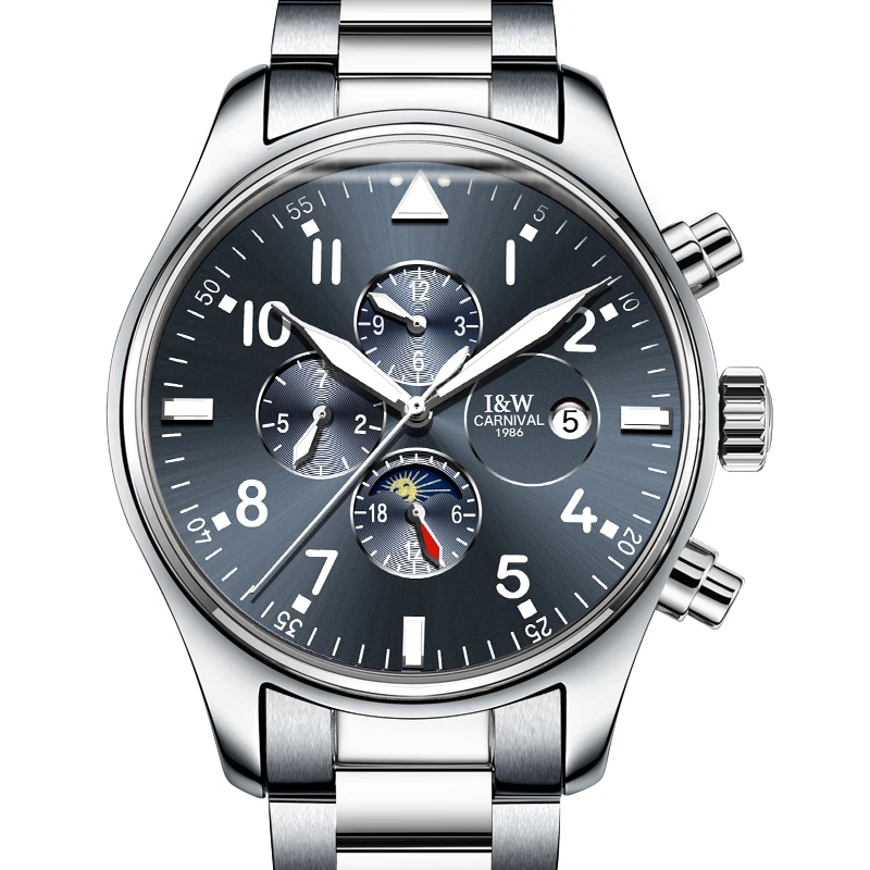 كرنفال الياقوت reloj hombre التلقائي الميكانيكية ووتش الرجال أعلى العلامة التجارية الفاخرة الرجال الساعات مضيئة relogio ساعة اليد C8764G-11 كرنفال الياقوت reloj hombre التلقائي الميكانيكية ووتش الرجال أعلى العلامة التجارية الفاخرة الرجال الساعات مضيئة relogio ساعة اليد C8764G-11