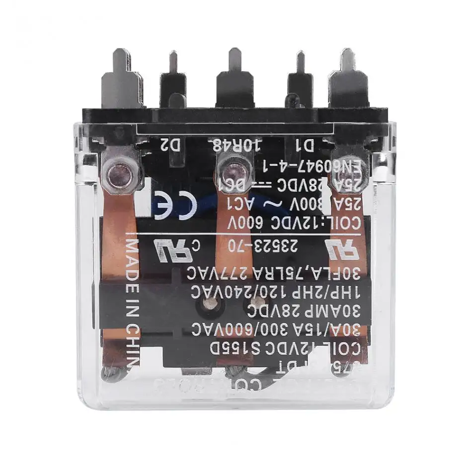 

1PC DC12V Coil Voltage 3PDT 11Pin Terminal Electromagnetic Power Relay