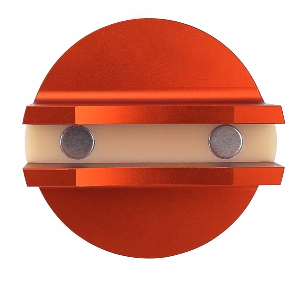 MINLIXIN Magnetic Jack Pad Weld Frame Rail Adapter Aluminum Slotted Pinch Weld Jack Pad Magnetic Jack Pad Pinch Weld Jack Pad Slotted Universal Magne