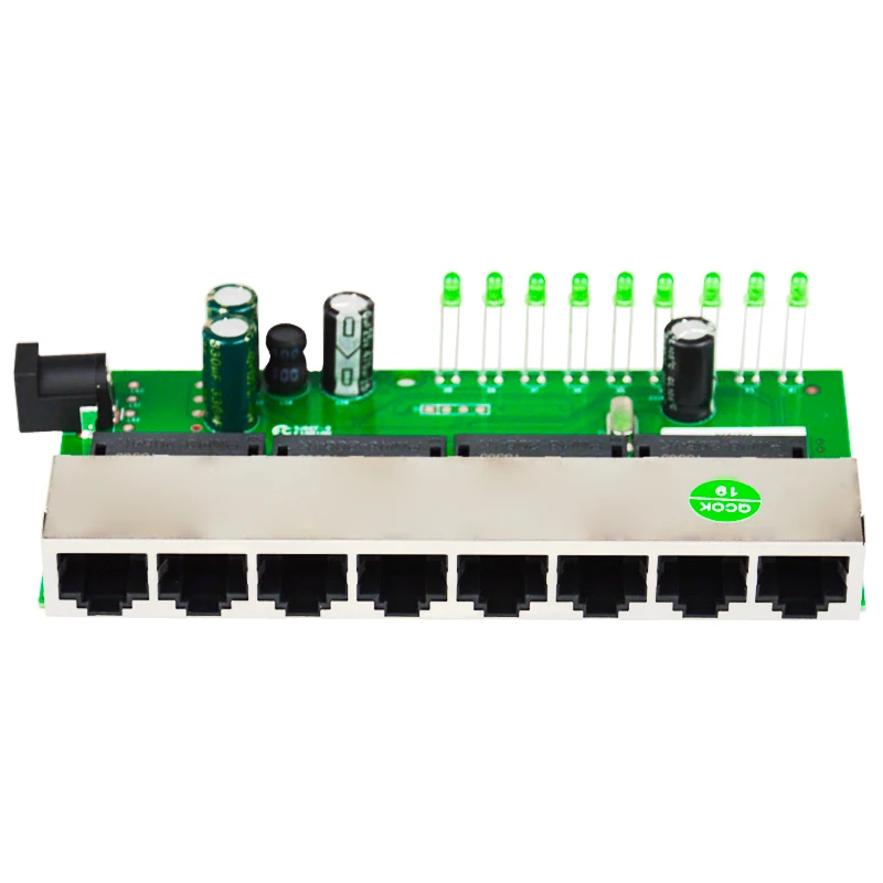 SSC 8 плата с портами Ethernet с 10/100 Мбит/с скорость передачи порта 45 +/78-инжектор питания для камеры s и системы видеонаблюдения