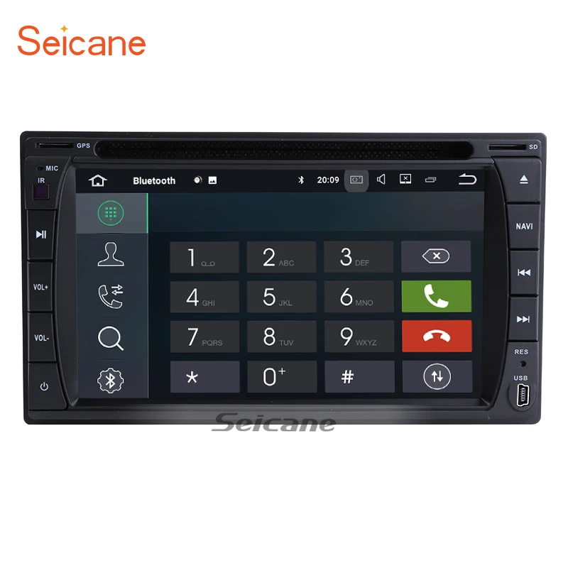 Seicane Android 7.1 6.2&quot 2Din Universal Car Radio For NISSAN TOYOTA Daihatsu TIIDA SUNNY RAV4 COROLLA YARI GPS Multimedia Player |