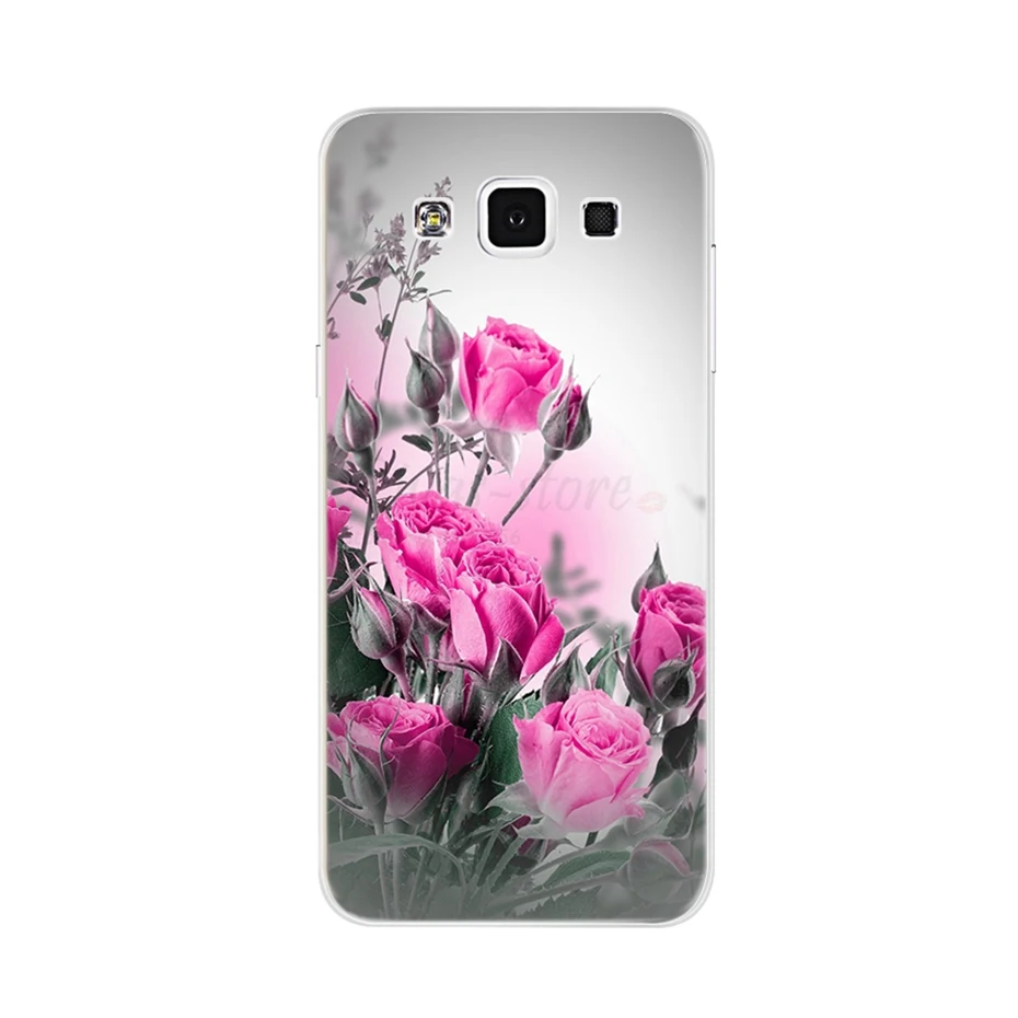 Силиконовый чехол для Samsung Galaxy A5, чехлы для телефонов, мягкие силиконовые чехлы для Funda Samsung A5 A500H A500F 5,", задняя крышка - Цвет: Золотой