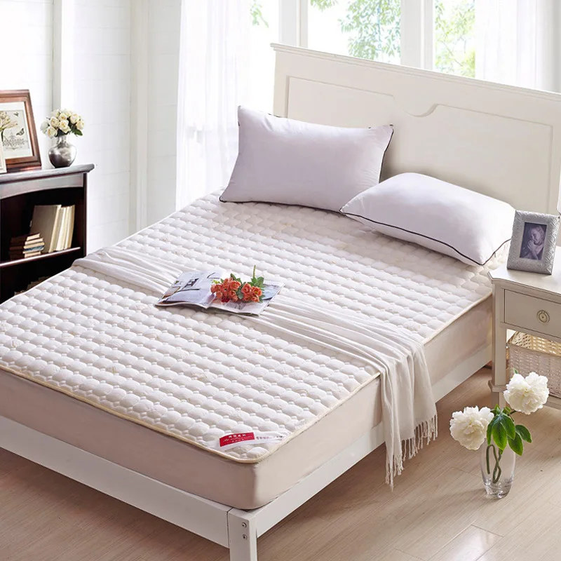 Mattress Toppers quilted Double-sided mesh knitted fabric white Mattress Toppers quilted Double-sided mesh knitted fabric white