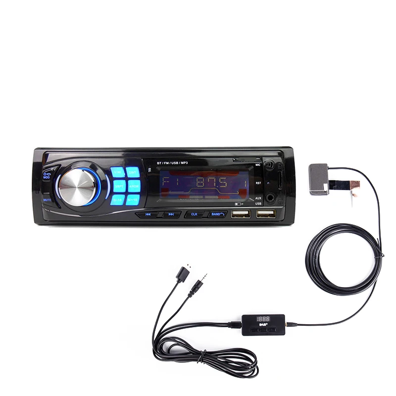 Автомагнитола 1 DIN Автомобильный MP3 плеер + антенна приемника радиосигнала