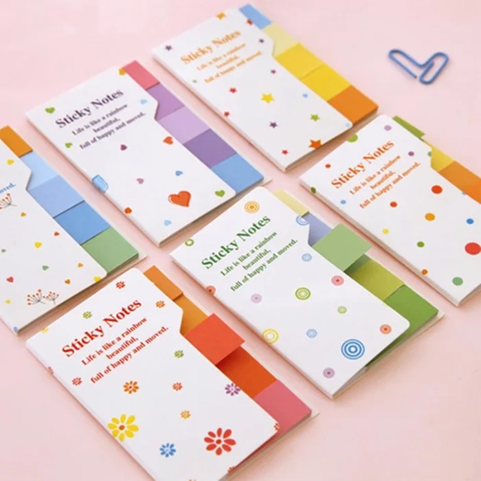 

Rainbow Sticker Sticky Notes Bookmark Pages Marker Memo Flags Index Tab Kawaii Cute Stationery Wholesale