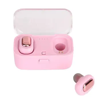 

HobbyLane 3D Stereo Sound Earphone with Charging Box Mini Wireless Bluetooth Earphone Bluetooth Earbuds d15
