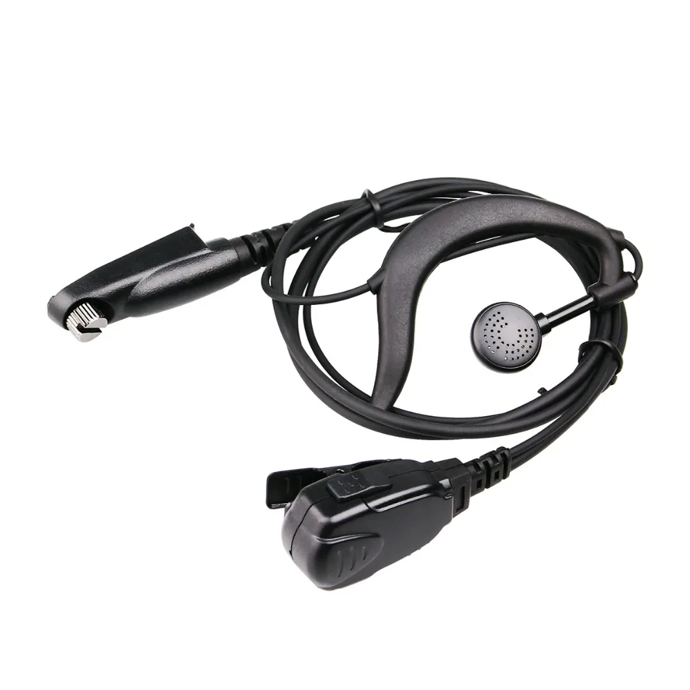 

1 Black G-Shape Ear Hook Microphone Earpiece For Retevis Ailunce HD1 Dual Band VHF UHF Radio Armature Digital Ham Radio J9131A