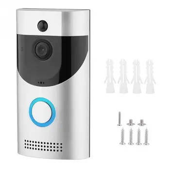

Wifi Wireless Smart Intercom Doorbell Door Viewer Visual Recording Home Security