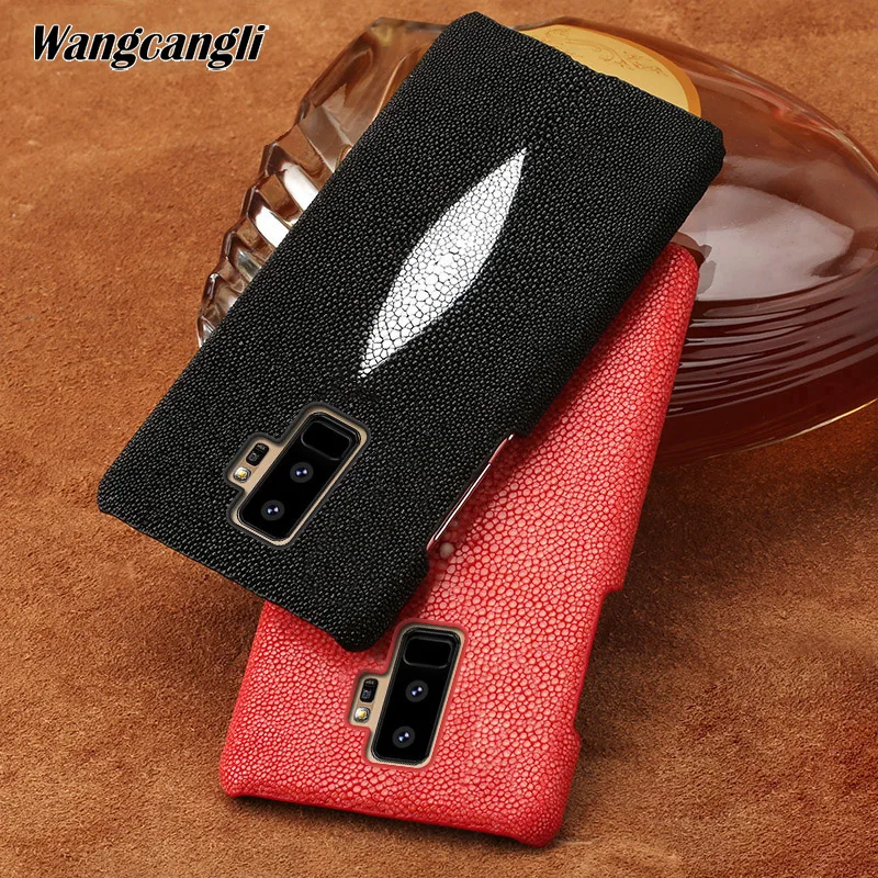 

pearl half-pack mobile phone case mobile phone case For Samsung galaxy S9 case Custom pearl leather phone case For galaxy S8