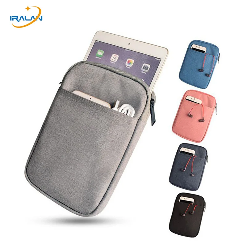 

Soft Tablet Liner Sleeve Pouch zipper oxford cloth Bag for Apple iPad Mini 1 2 3 4 7.9 inch Cover for xiaomi mipad 1 2 3 case