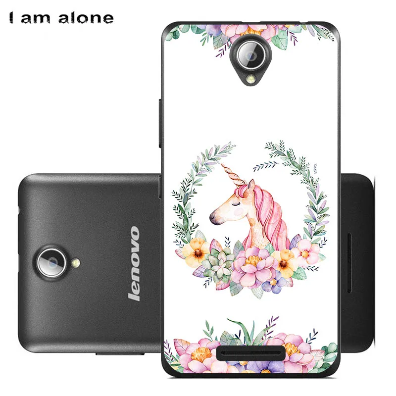 Чехлы для телефонов I am alone для lenovo A5000, 5,0 дюймов, мягкий ТПУ мобильный Модный Цветной милый чехол для lenovo A 5000