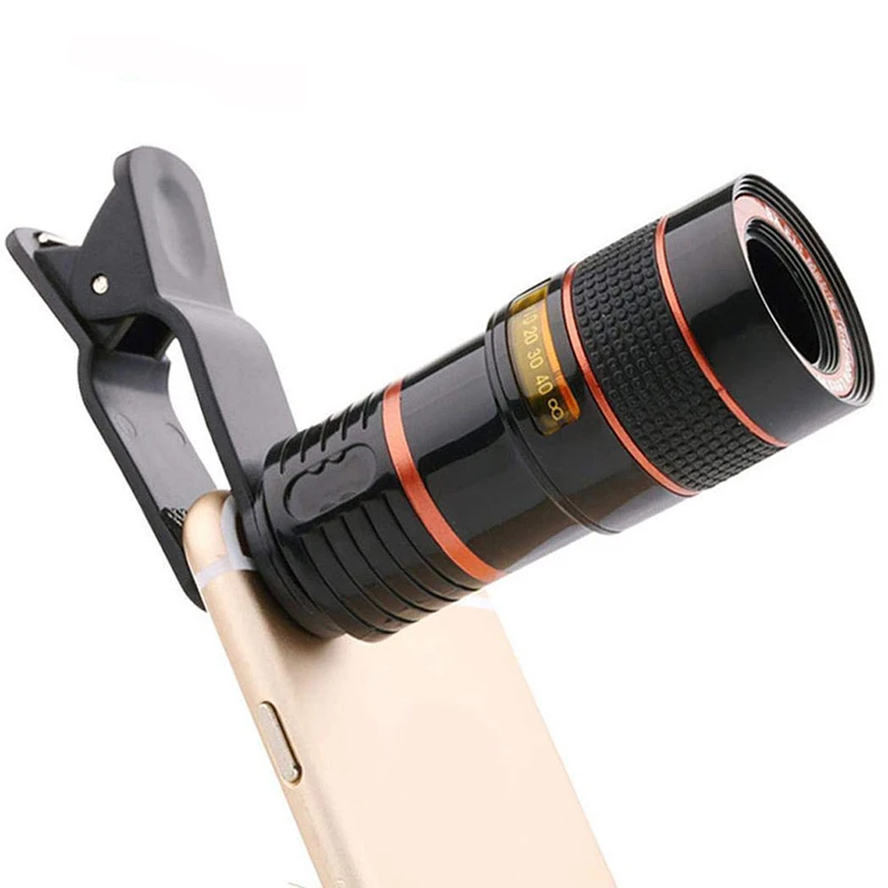 

8x Portable Universal Zoom High Magnification Monocular Binoculars Telescope Long Focus Lens For Digital Camera Mobile Phones