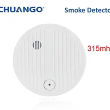 315mhz Chuango SMK-500 детектор дыма 85 дБ громкий датчик сигнализации