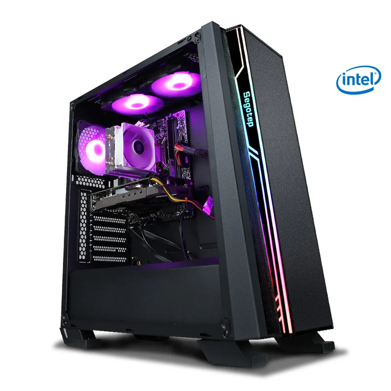 Игровой ПК KONTIN R10 i7 8700 процессор LGA1151 RTX 2070 8 Гб GPU Intel 256 ГБ SSD RAM 500 Вт PSU сделай сам