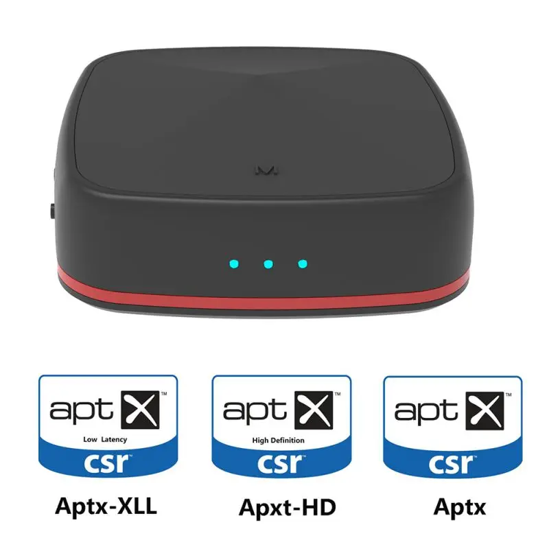 CSR8675 Bluetooth 5,0 передатчик приемник aptX HD/LL мини беспроводной аудио адаптер 3,5 мм AUX/SPDIF/RCA для ТВ автомобиля динамик