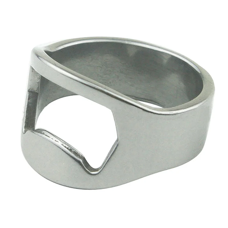 Yooap Unique creativity Multi-function Stainless steel ring-shaped ring beer opener gadgets cool home gadgets