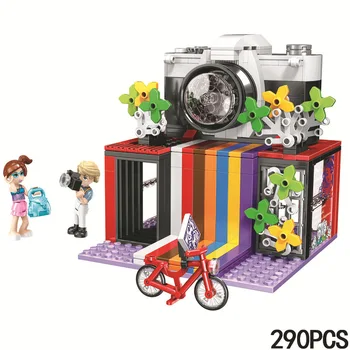 

2019 New Girls Princess Friend series Photo studio Model Building Blocks Bricks Toys For Girl Gifts