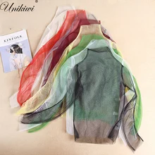 Женская футболка ярких цветов с длинным рукавом, прозрачный сетчатый топ. Женская уличная водолазка, футболки, пляжные Топы. XL