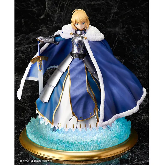 Новинка, лидер продаж, 25 см, Fate Zero Fate stay night saber, артория Пендрагон(Лилия), зимняя одежда, Делюкс, правка, фигурка, игрушки, кукла, без коробки