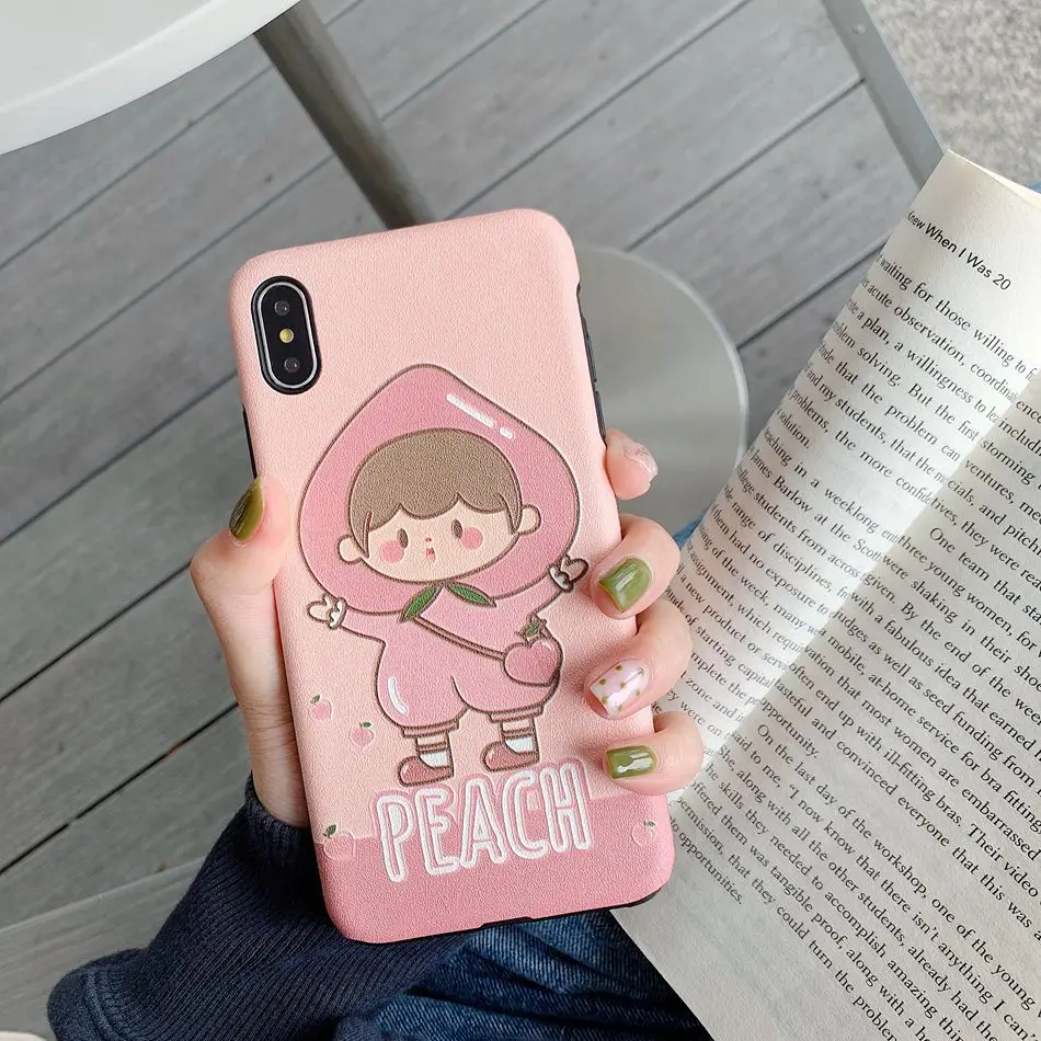 

For iPhone XR X XS Max Case Cute Seductive Pink Silk Girl Phone Case For iPhone 8 7 Plus 6 6s Soft Silicone TPU Cover