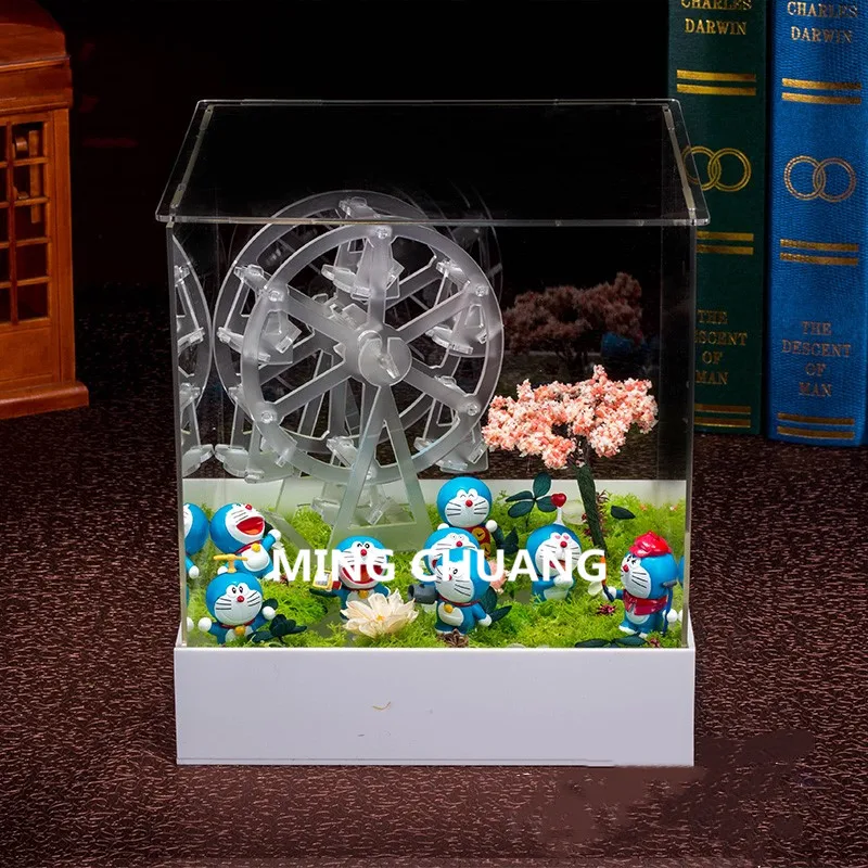 Doraemon-Nobita-Nobi-Minamoto-Shizuka-Konta-Takeshi-With-LED-Light-Microlandschaft-DRY-Holiday-Gift-Action-Figure (4)