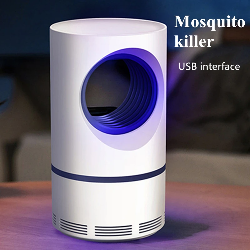 

UV Mosquito Killer Lamp Anti Mosquito Fly Insect Trap Pest Reject Control Repellents Mute USB Power Photocatalysis Physical