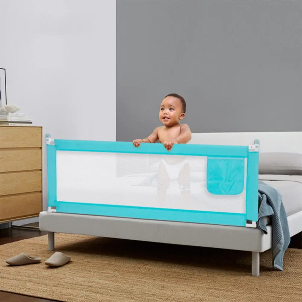 Kidlove Двойные кнопки вертикальная подъемная кровать забор игры ворота безопасности для детей младенец